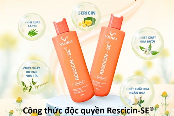 Dầu gội Viora và công thức độc quyền Rescicin-SE® 13 Dầu gội Viora và công thức độc quyền Rescicin-SE®