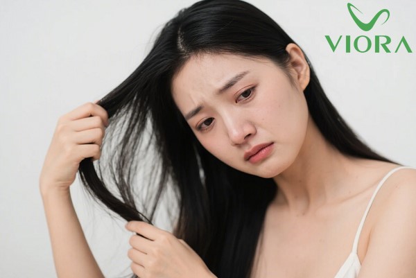 Tóc vuốt nhẹ đã rụng có phải là dấu hiệu tóc đã hư tổn nặng? 2 Tóc vuốt nhẹ đã rụng có phải là dấu hiệu tóc đã hư tổn nặng? 1
